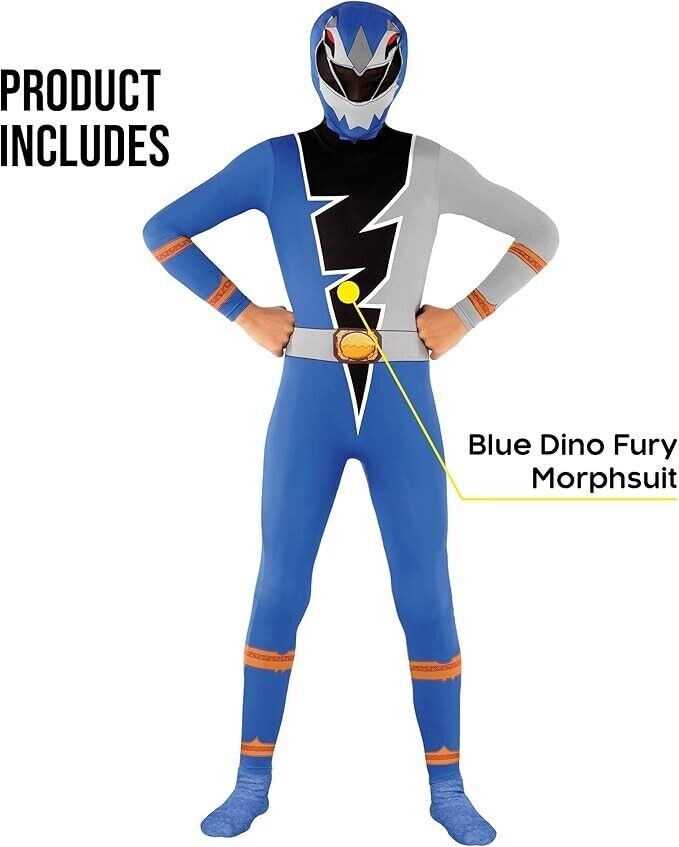 Dino Fury Blue Ranger Morphsuit Kids