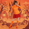 Womens TV Cartoon Mystery Geek Girl Costume