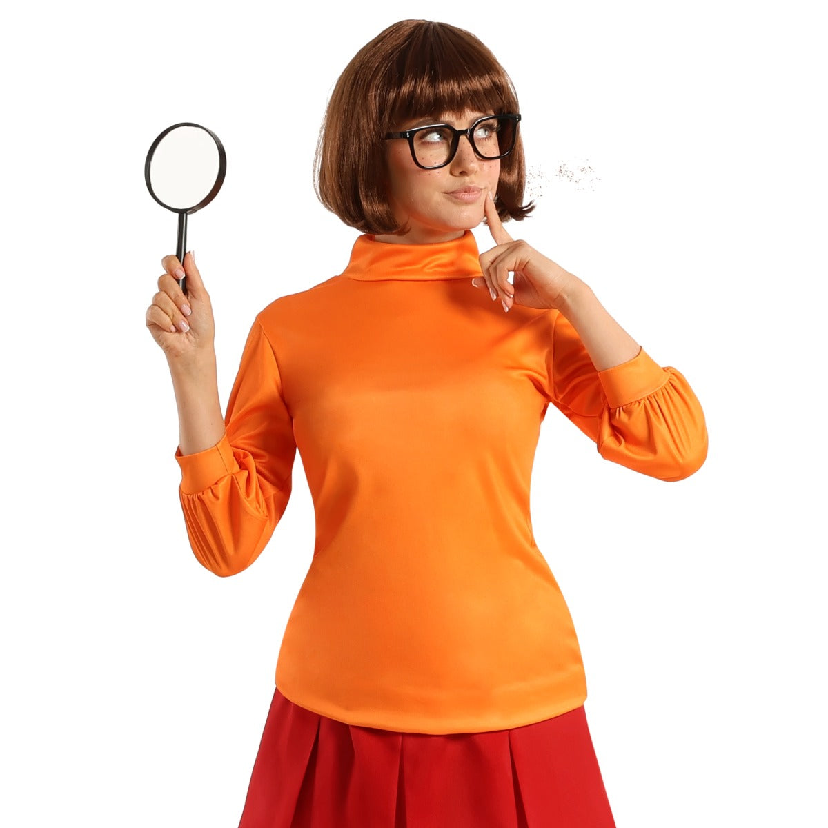 Womens TV Cartoon Mystery Geek Girl Costume