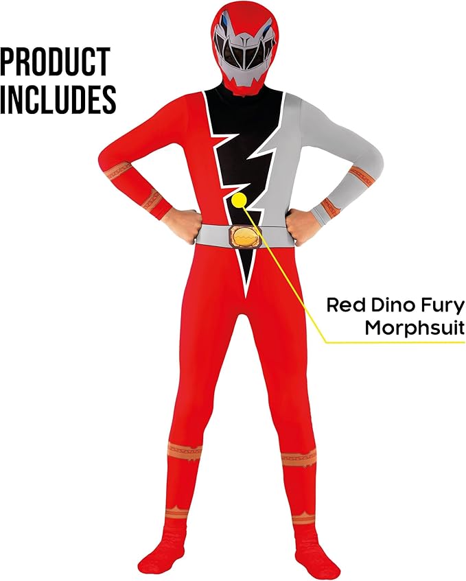 Dino Fury Red Ranger Morphsuit Kids