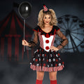 Skulls & Stripes Clown Dress Women