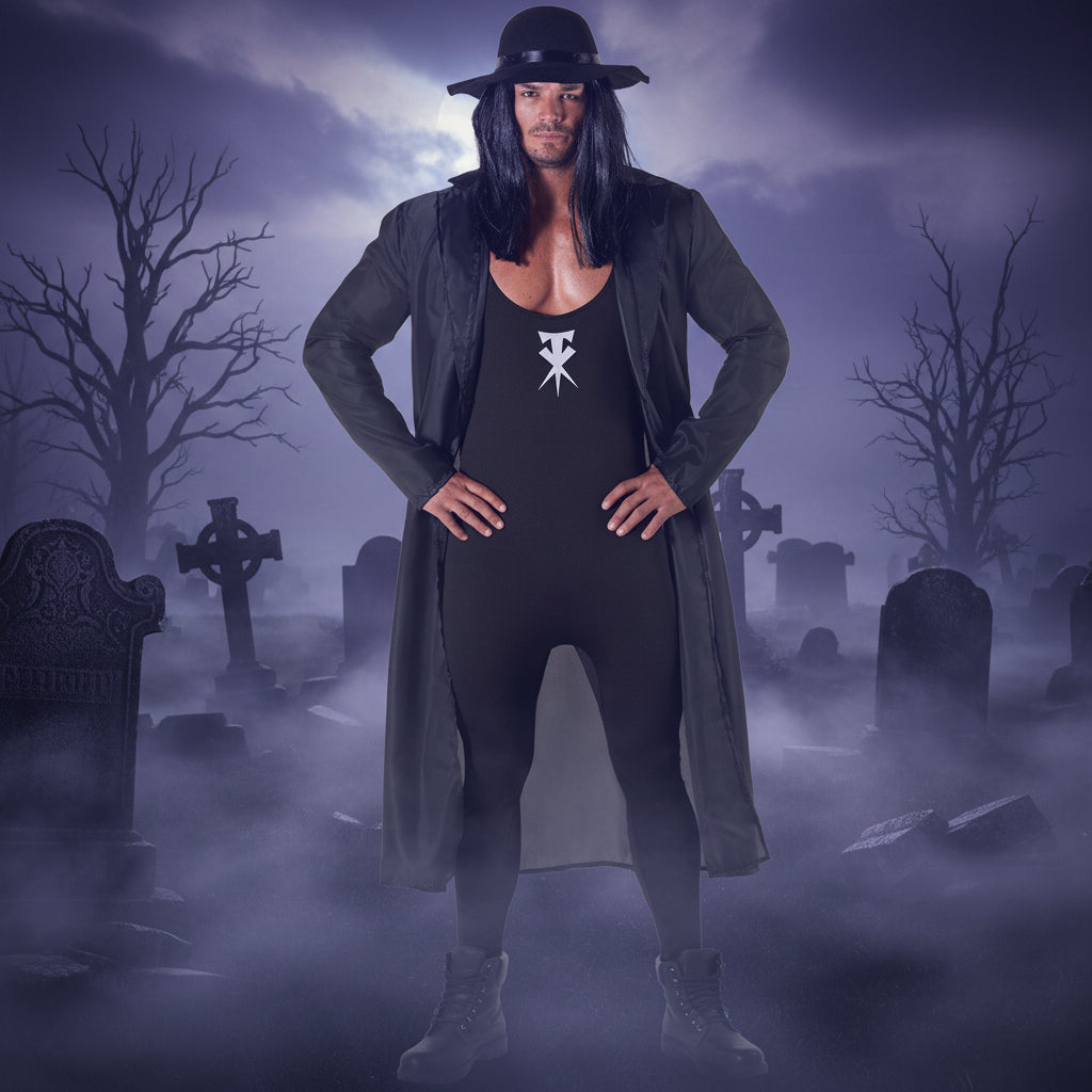 Mens The Undertaker WWE Wrestler Costume