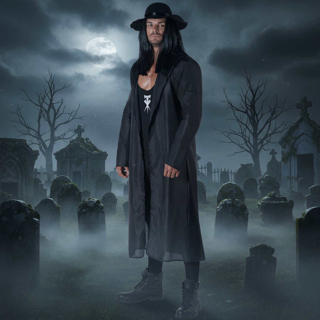 Mens The Undertaker WWE Wrestler Costume