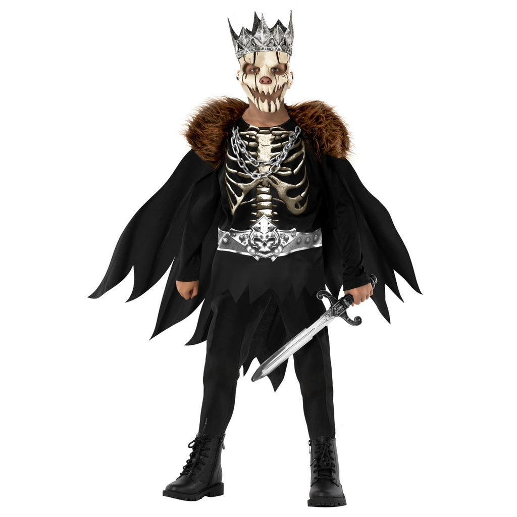 Skeleton Dark King Costume Kids