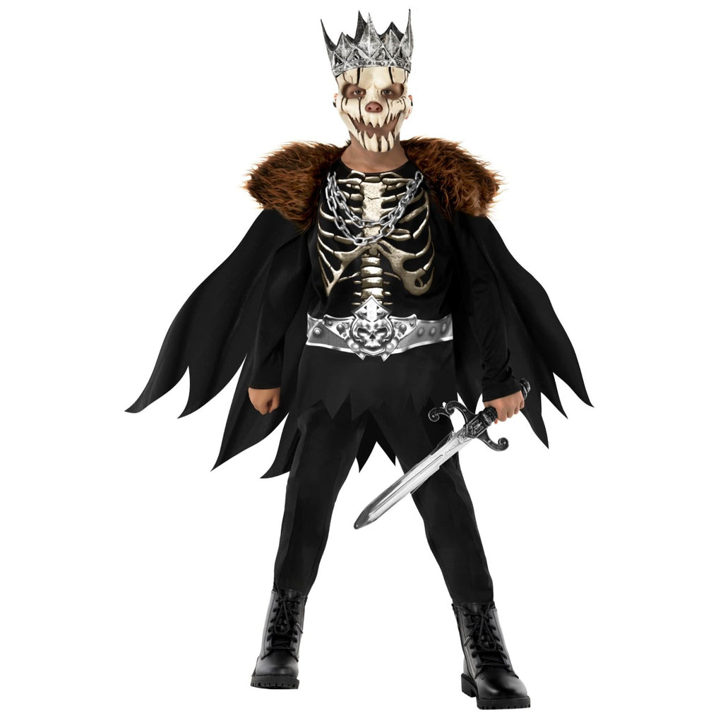 Skeleton Dark King Costume Kids