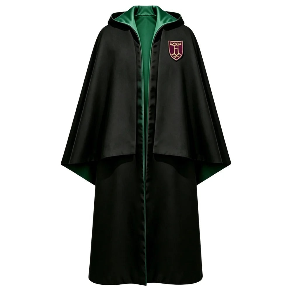 New R school uniform Hogwarts cosplay, cloak magic robe, Halloween stage performance costume graduation and school seas