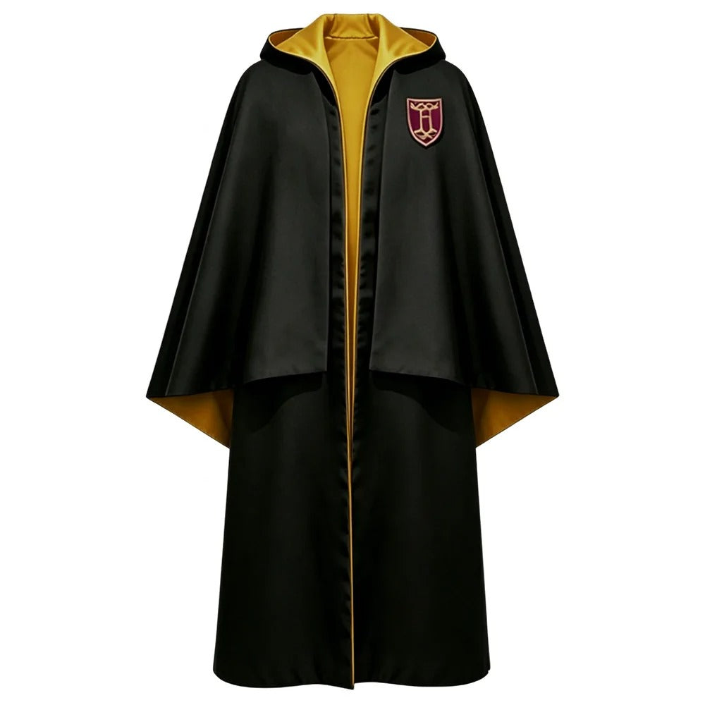 New R school uniform Hogwarts cosplay, cloak magic robe, Halloween stage performance costume graduation and school seas