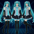 Anime Character Performance Clothes MIKU Anime Clothes Cosplay Clothes JK Skirt Same Suit Wig Accessories Halloween Costume