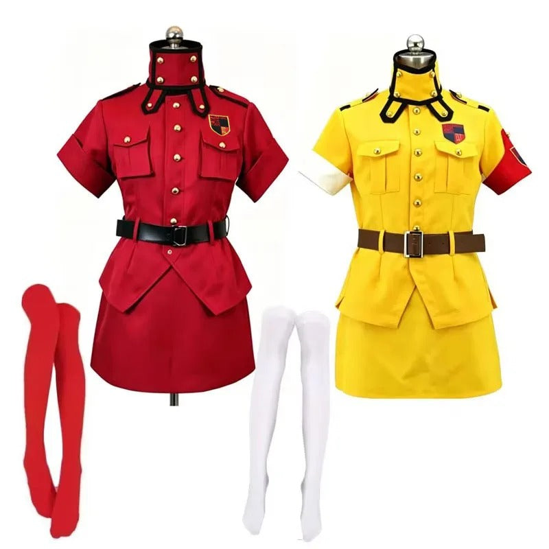 Customized Anime Hellsing Herushingu Seras Victoria Red Cosplay Costume