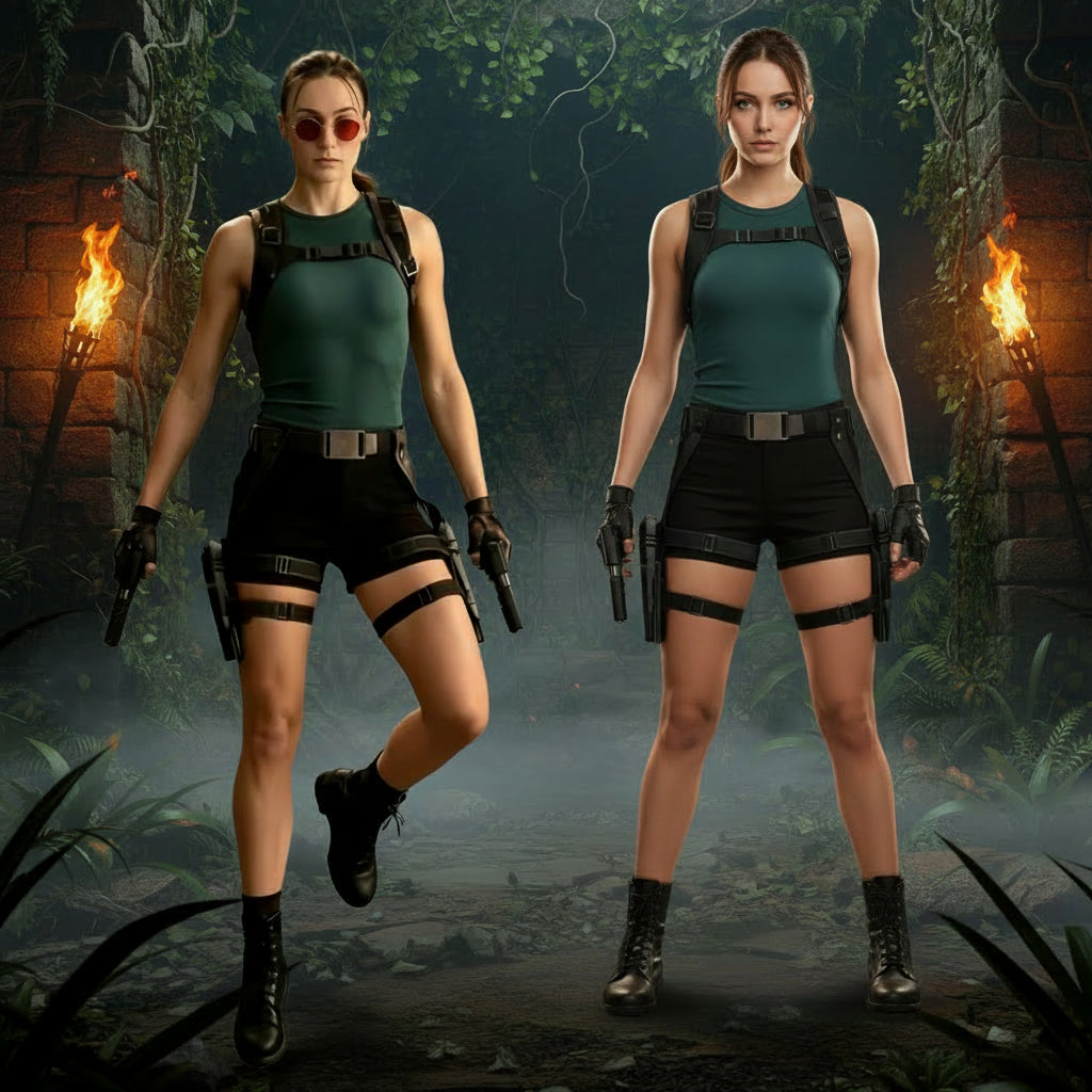 Tomb Raider Lara Croft Cosplay Costume Same game character, full set of cosplay for women NexoCosplay