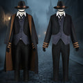 Nakahara Chuuya Cosplay Costume Include Hat Uniform Trench Coat Pants Big Size Outfits Halloween Party for Comic Con
