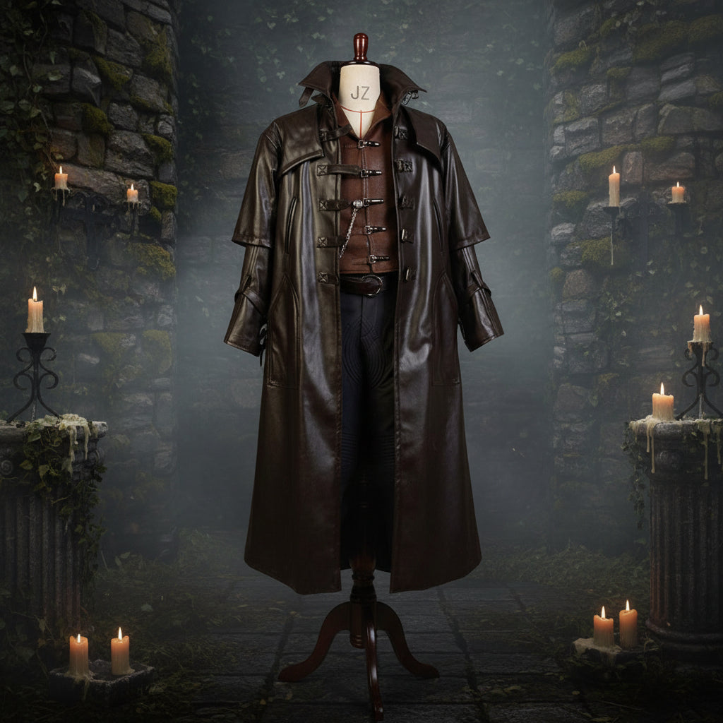 Abraham Van Helsing Hunter of Monsters Cosplay Costume Vampire Hunter Outfit