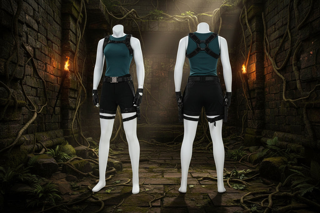 Tomb Raider Lara Croft Cosplay Costume Same game character, full set of cosplay for women NexoCosplay