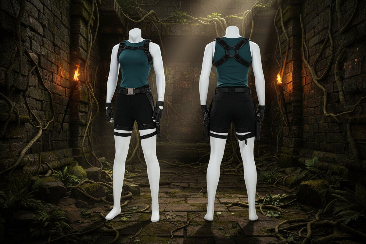 Tomb Raider Lara Croft Cosplay Costume Same game character, full set of cosplay for women NexoCosplay