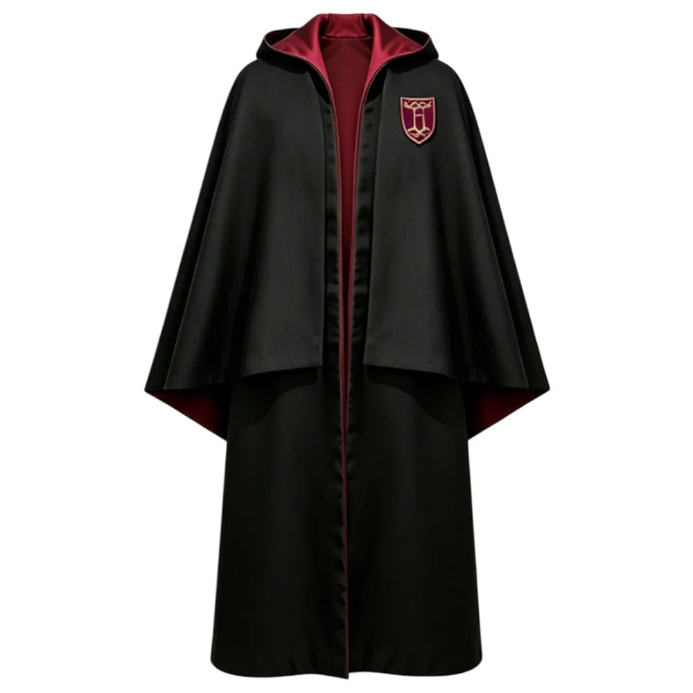 New R school uniform Hogwarts cosplay, cloak magic robe, Halloween stage performance costume graduation and school seas