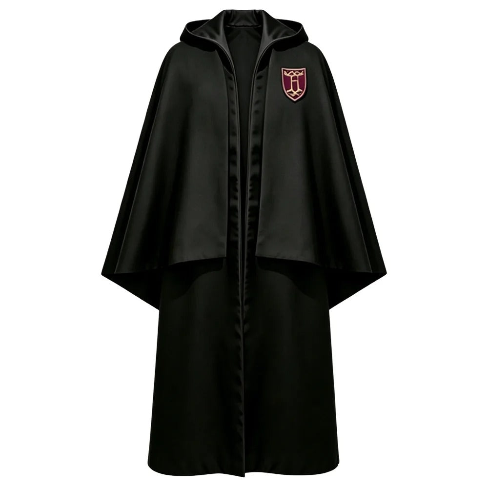 New R school uniform Hogwarts cosplay, cloak magic robe, Halloween stage performance costume graduation and school seas