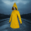 Little Nightmares Six Cosplay Costume Little Nightmare Yellow Raincoat PU Leather Cloak for Adults Children Halloween Costumes