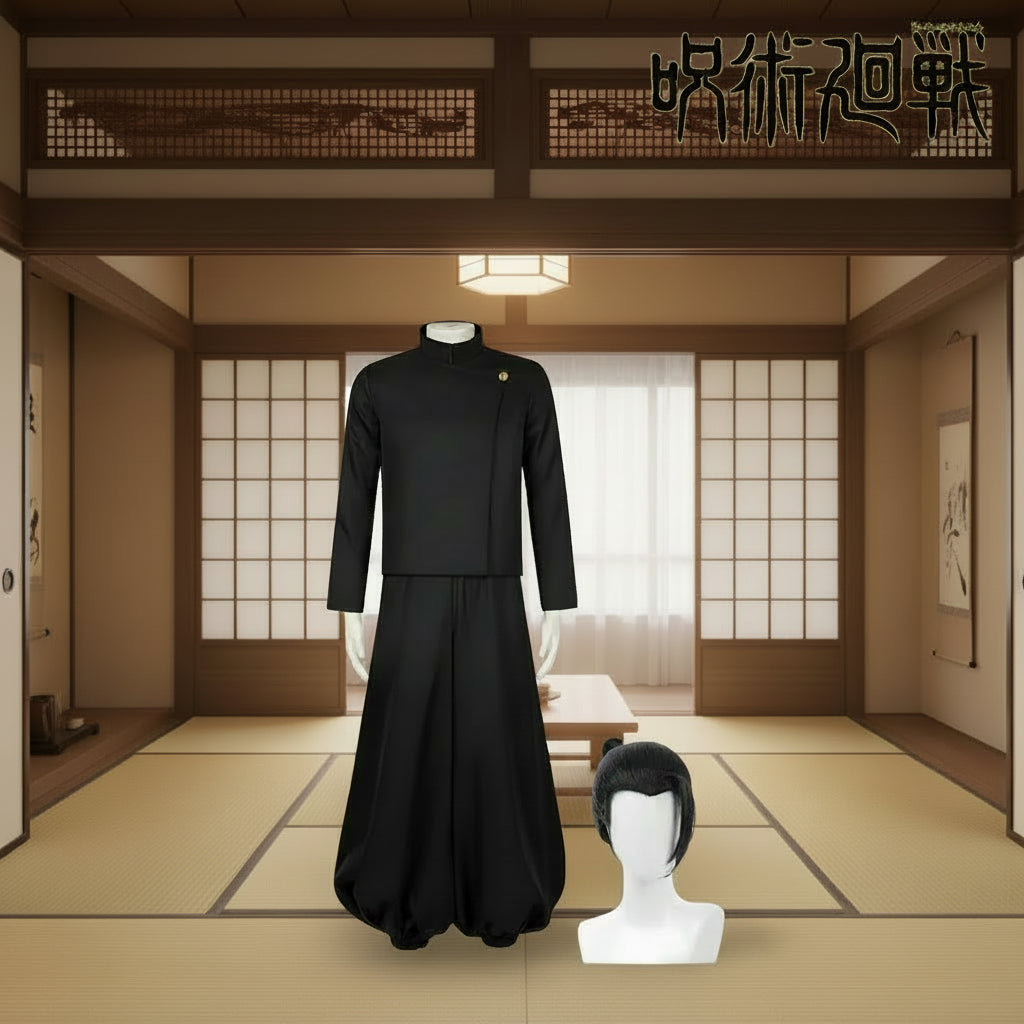 Gojo Satoru Cosplay Costume Uniform for Men Jujutsu Kaisen Cosplay Outfit And Sunglasses Geto Suguru Cosplay Uniform
