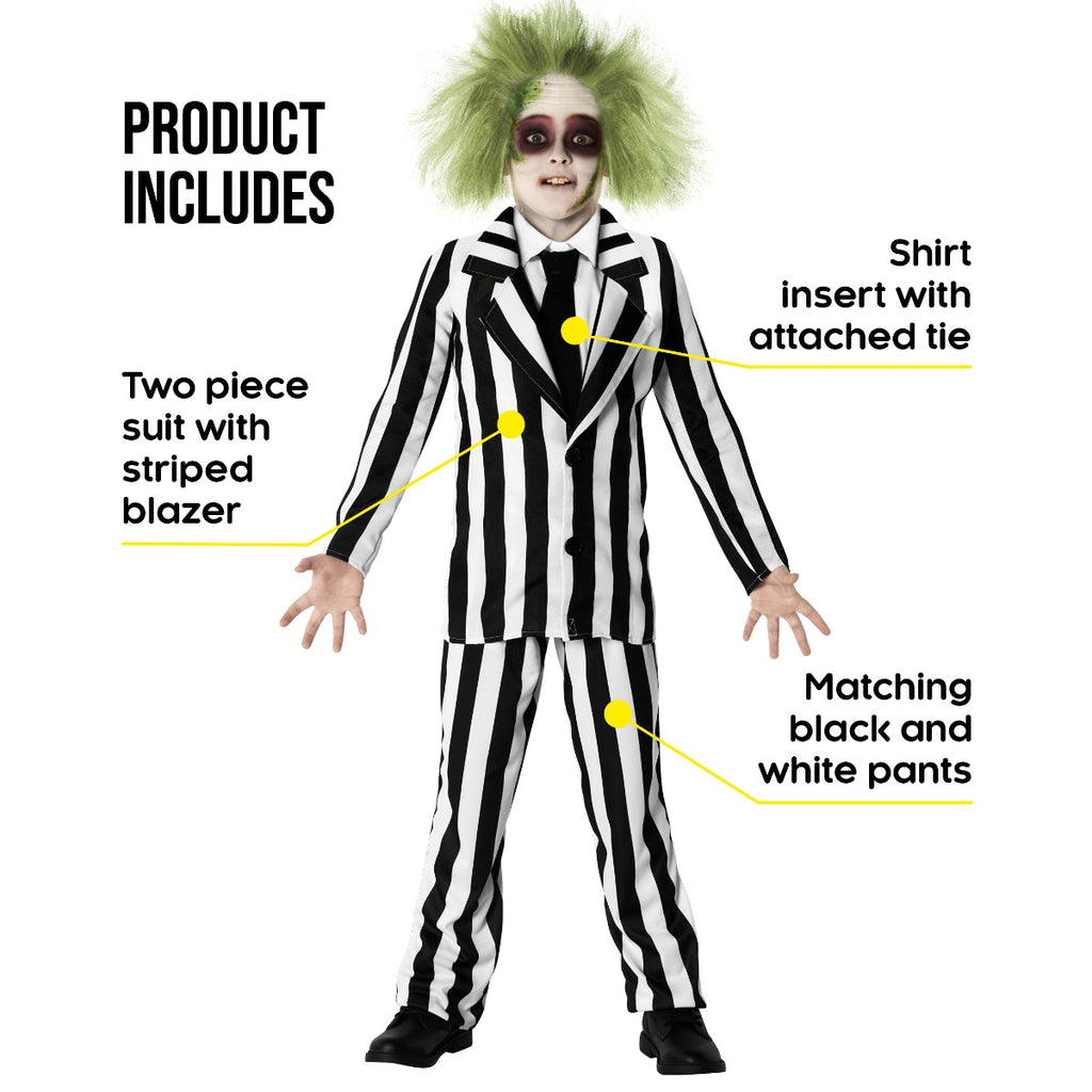 Kids 80s Beetle Ghost Suit Costume