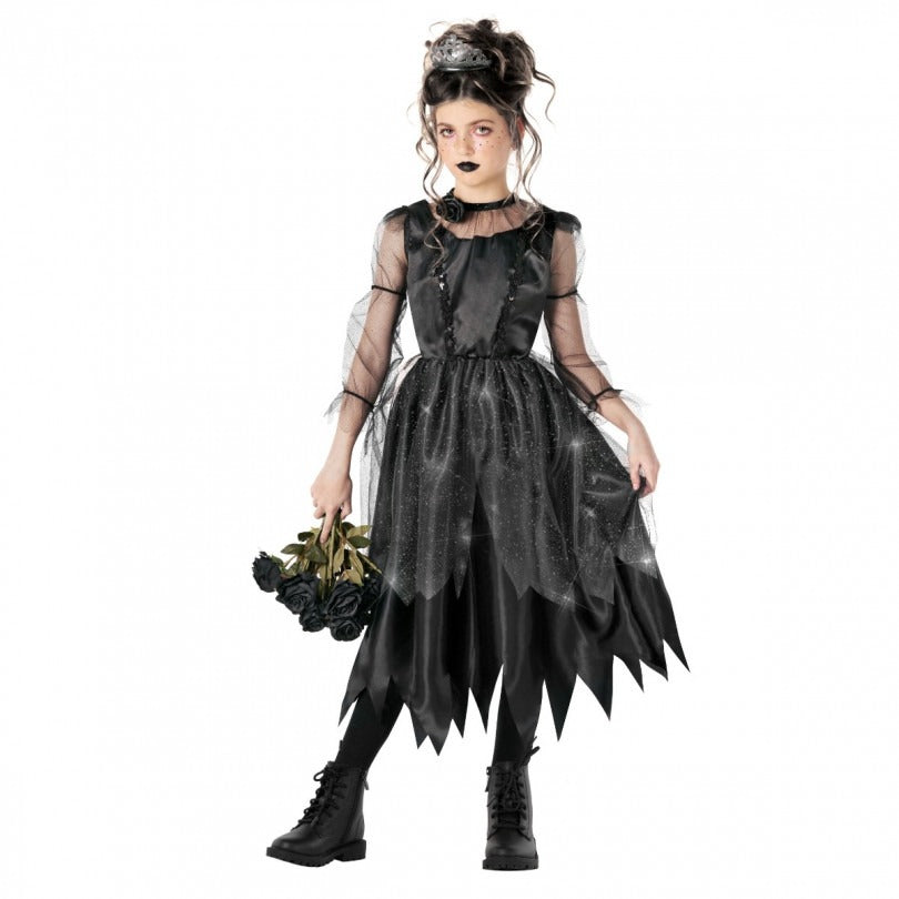 Dark Princess Gothic Witch Costume Girls