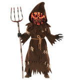 Kids Scary Pumpkin Monster Costume