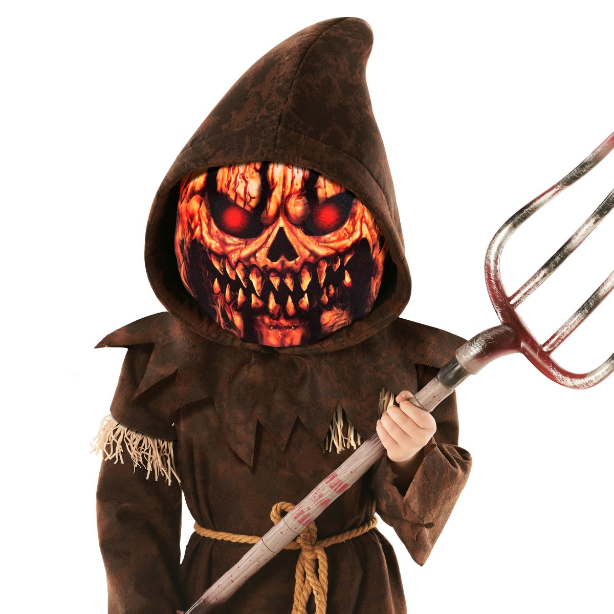 Kids Scary Pumpkin Monster Costume