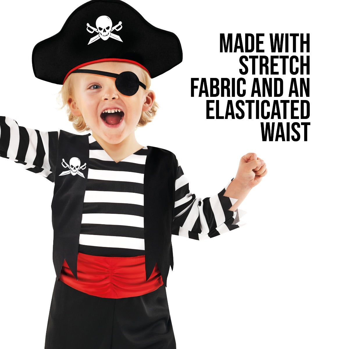 Boys Pirate Captain Toddler Costume