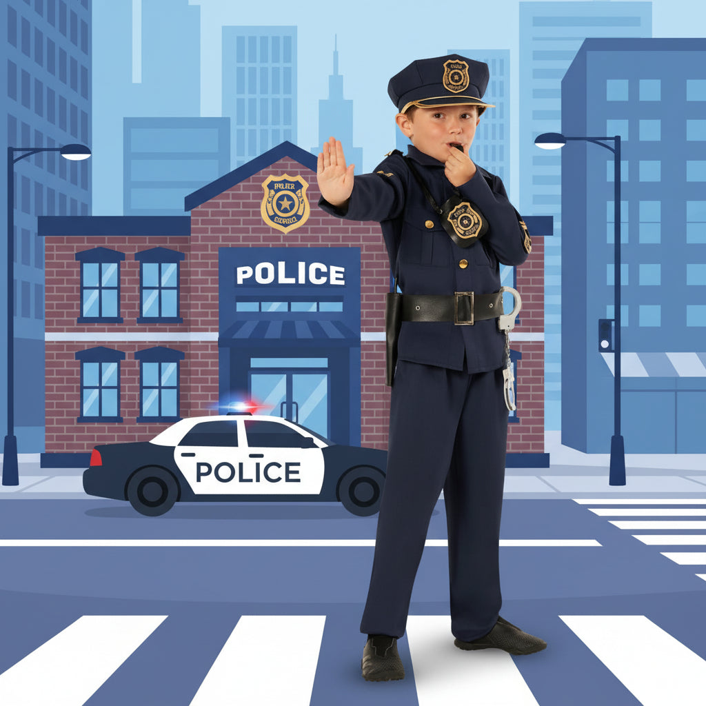 Kids USA Police Sergeant Costume