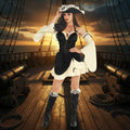 Sexy Pirate Captain Costume Womens