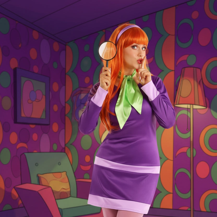 Womens TV Cartoon Mystery Girl Costume